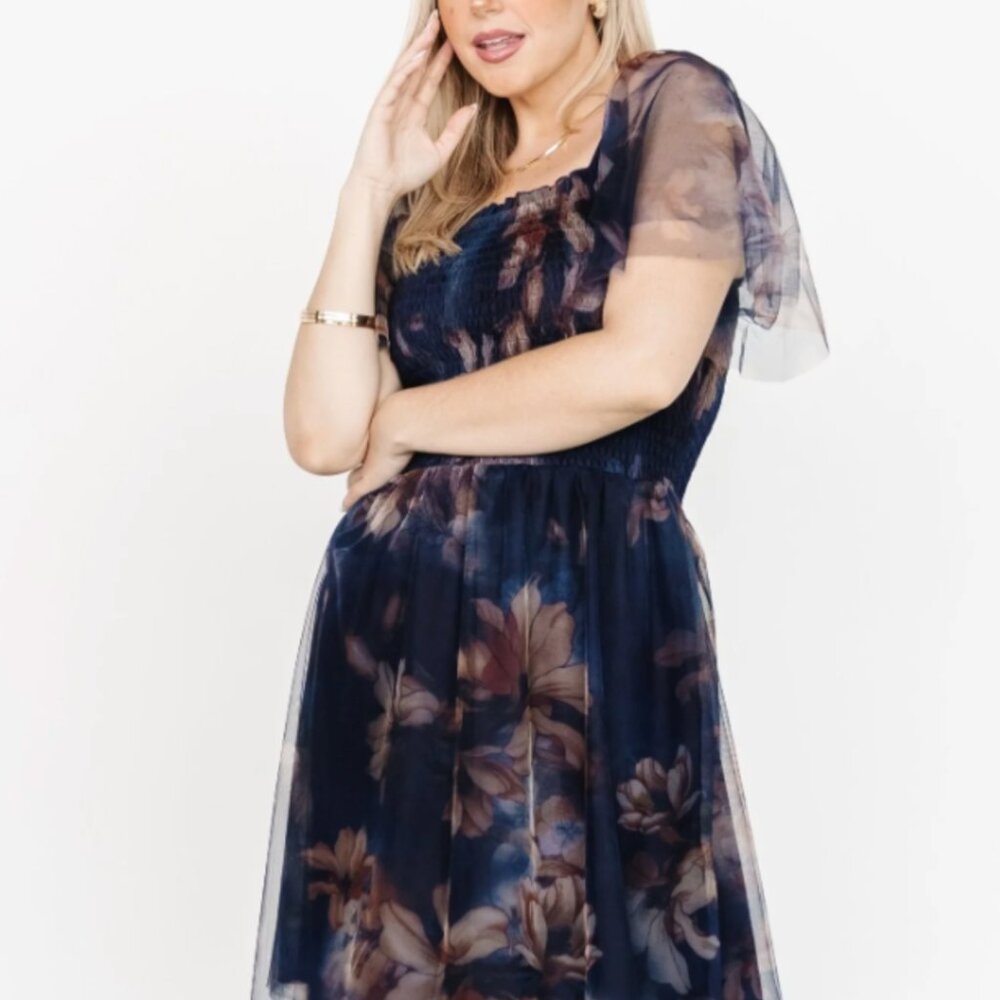NWT Tivoli Tulle Floral Short Dress - 1XL Baltic Born - Free Shipping!